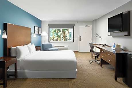 Guest room, 1 King, Sofa bed, City view