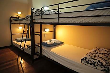 Bed in 6-Bed Mixed Dormitory Room with Shared Bathroom