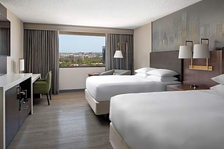 Deluxe Double Room with Two Double Beds - High Floor
