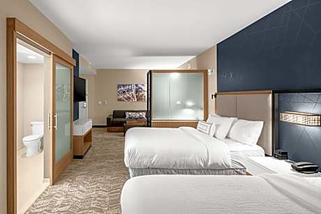 Studio, 2 Queen, Trundle bed