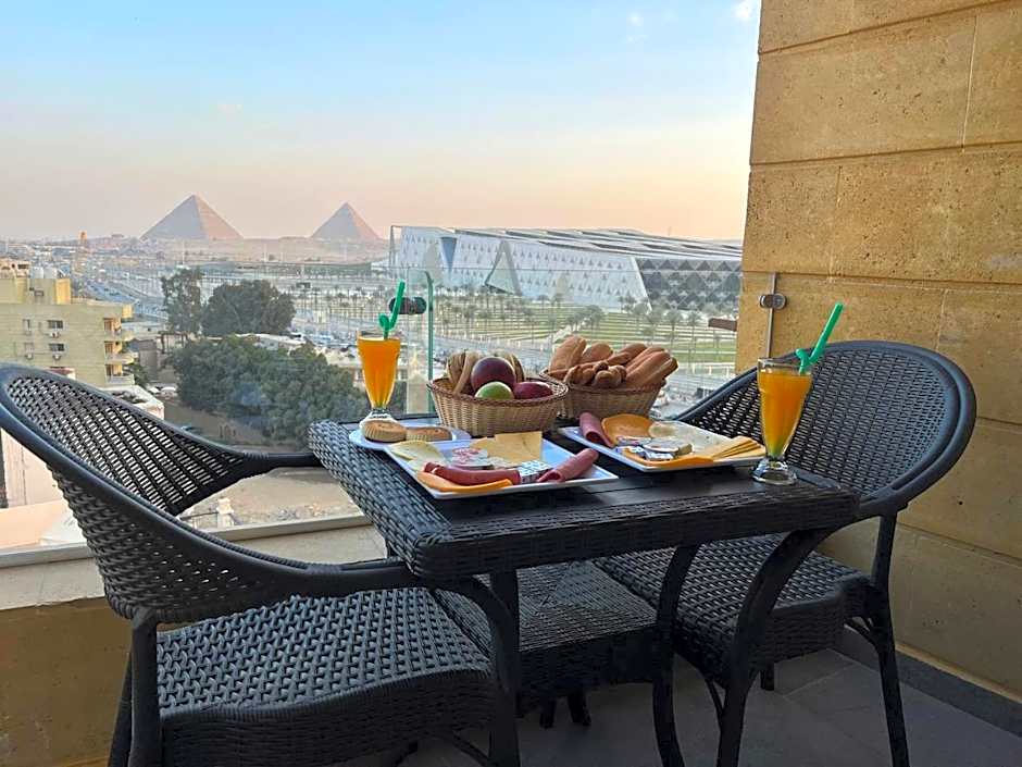 Asia Grand Museum & Pyramids view