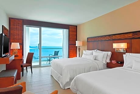 Deluxe, Guest room, 2 Queen, Ocean view, Balcony