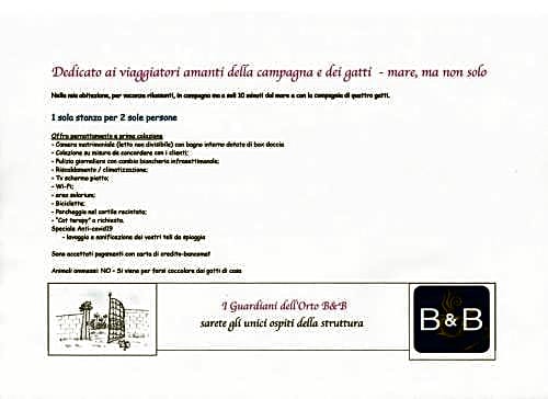 B&B I Guardiani dell'Orto