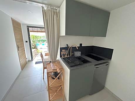 Studio with Pool View