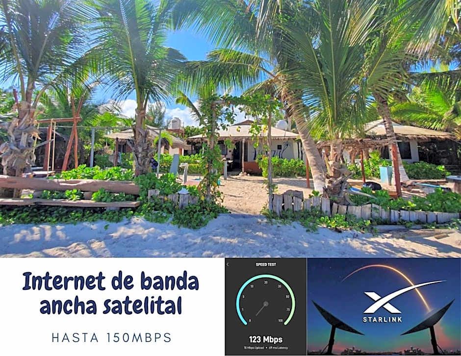 Lunazul Eco-Cabaña Frente al Mar