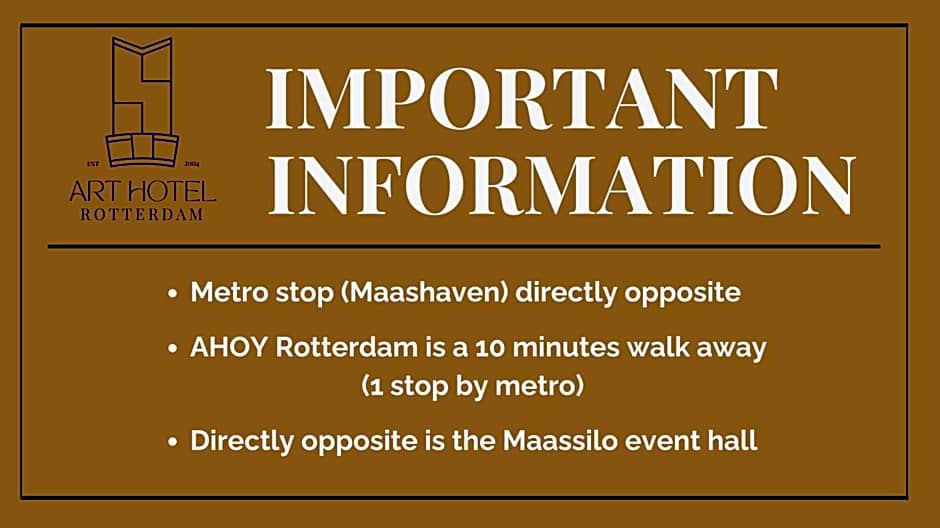 ART Hotel Rotterdam-Fully Renovated