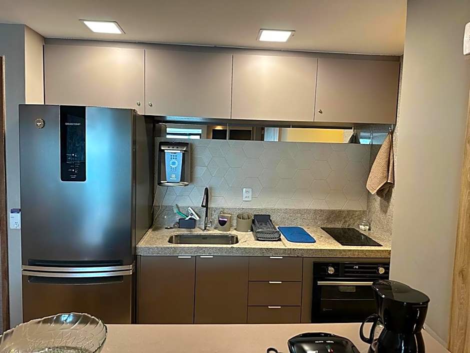 2703 Flat Beira Mar Av Boa Viagem com Cozinha