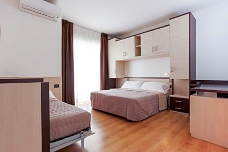 Single Room with Balcony and Side Sea View