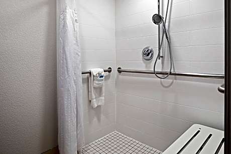 Standard King Room with Mobility Accessible Roll-In Shower