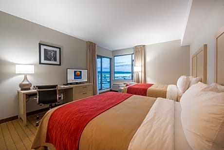 Deluxe Queen Room with Two Queen Beds and Ocean View