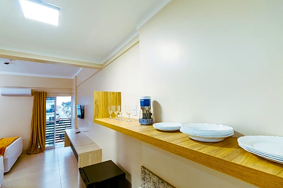 Spazzio diRoma com entrada ao Acquapark Gratuito, Apartamento 840 vista para a Piscina