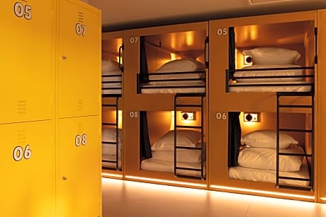 Bed in 10-bed Female Dormitory