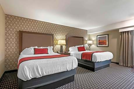 Second Floor Queen Room with Two Queen Beds - Indoor Pool Side Non-Smoking