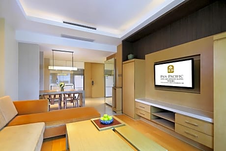 One-Bedroom Deluxe Suite(Reserve at least one week in advance to enjoy two complimentary daily laundry services and a discount voucher for Madr 99 restaurant)