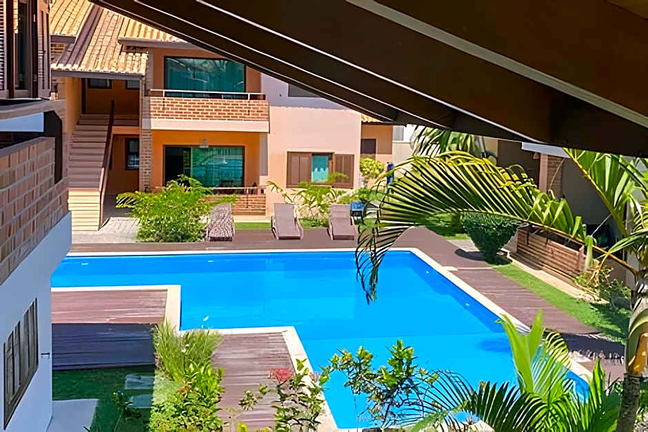 450m PRAIA de Taperapuan; Piscina; 2 quartos; WiFi 300 mbs; Churrasqueira; Estacionamento Gratuito 1 carro