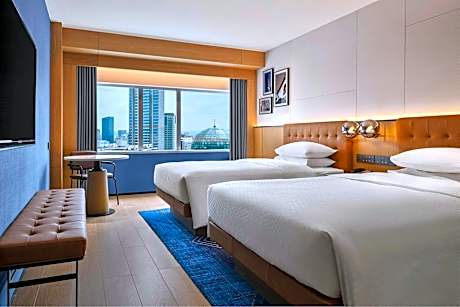 Superior Twin Room, Guest room, 2 Double, City view
