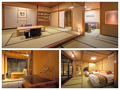 Japanese Western Style Room with Open-Air Bath