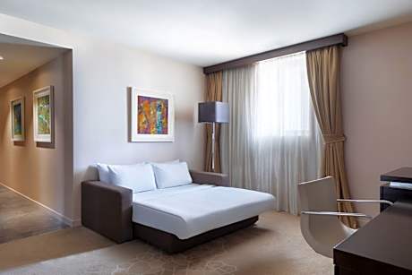 Family Room with City View and Lounge Access