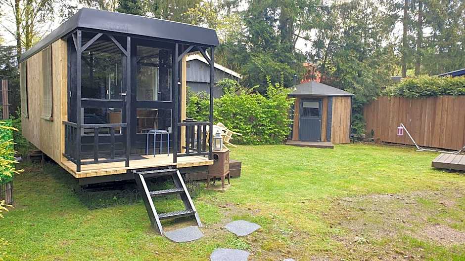 Pipowagen Bed bij Bos