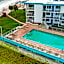 Oceanfront Escape With Balcony and heated salt water pool Sleeps 4