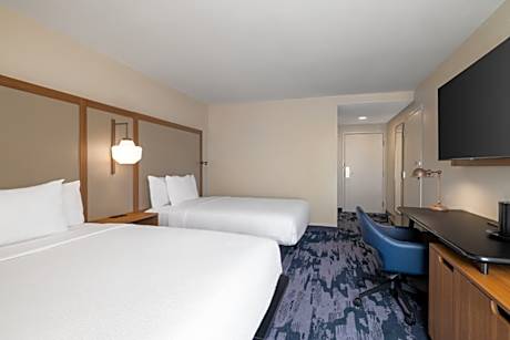 2 Double Beds, Nonsmoking, Accessible