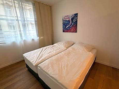 Deluxe Two-Bedroom Apartment with City View
