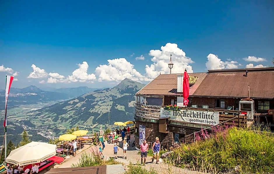 Hocheckhuette On Top of the Kitzbuehel Hahnenkamm Mountain