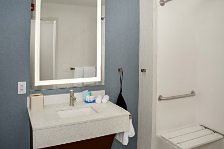 1 King Suite Mobility Accessible Tub Alcove Suite