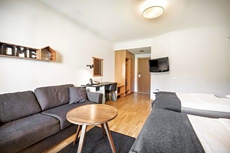 2 Single Beds Non-Smoking Standard Room Sofabed Flat Screen Television Wi-Fi Full Breakfast
