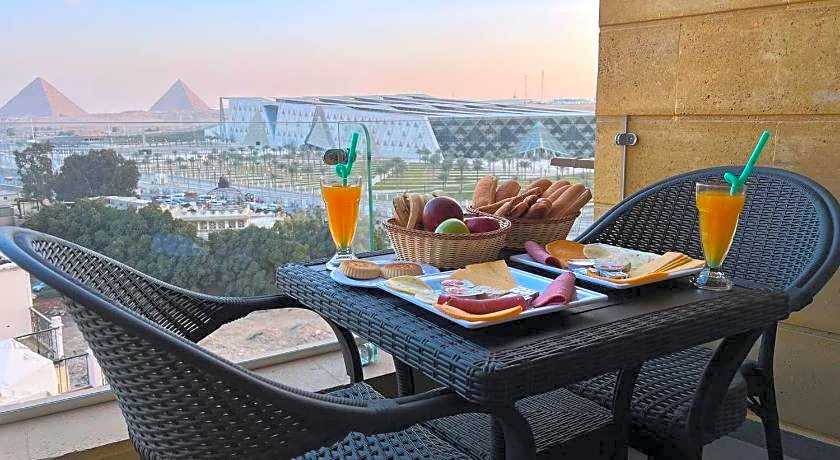 Asia Grand Museum & Pyramids view