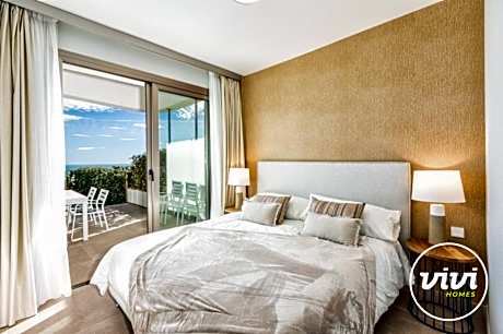 ViVi Homes - Blue View Pool, Sauna, Gym & Sea View