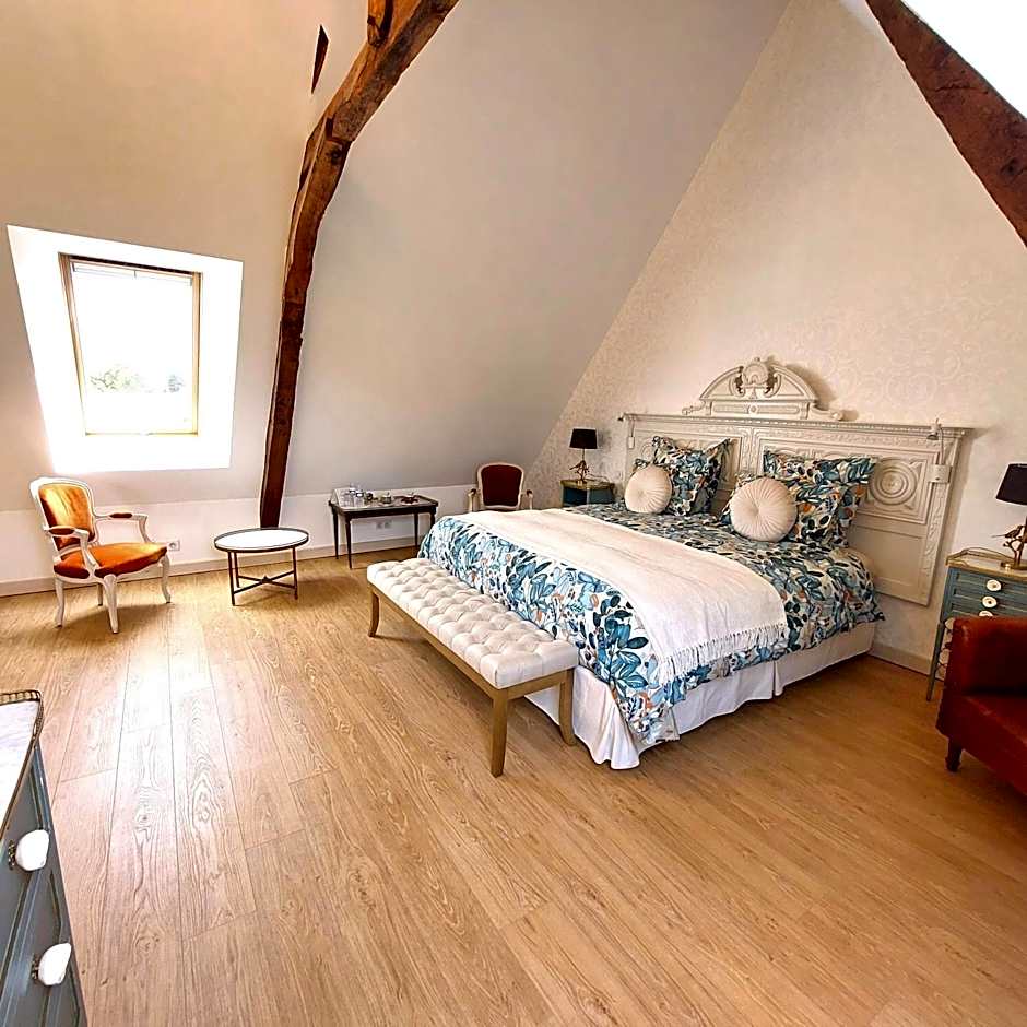 Kergroaz Maner Classé 5 épis Table d'Hôtes Manoir dans parc paysagé, spa en plein air Bornes véhicules électriques Petit déjeuner inclus