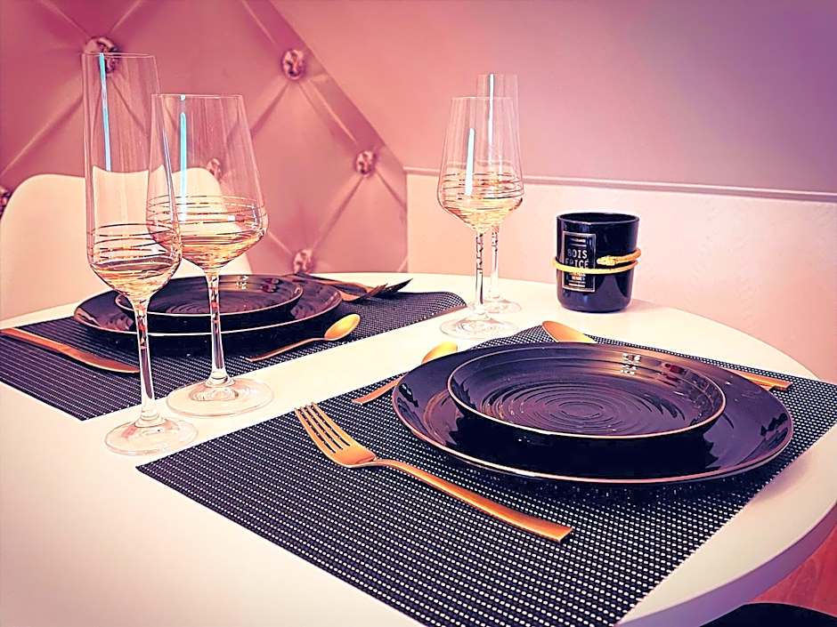 Redroom Loveroom Chambre Spa privative Insolite Thème 50 nuances de grey