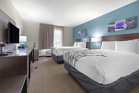 2 Queen Beds, No Smoking