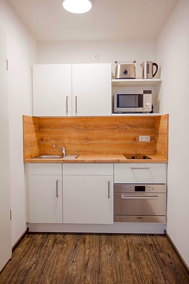 Schoko-Apartments mit Bad & Küche