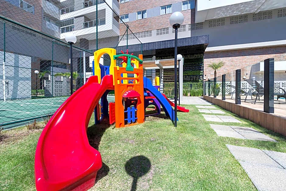 Terrazzo 401A - Apartamento 02 suítes - Acomoda até 05 pessoas - À poucos metros da praia de Bombas - (Consultar serviços de roupa de cama e banho)