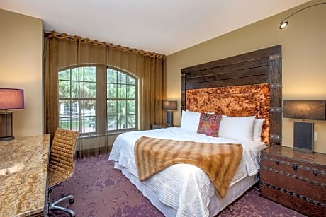 King Room with City View and Roll-in Shower - Mobility and Hearing Accessible