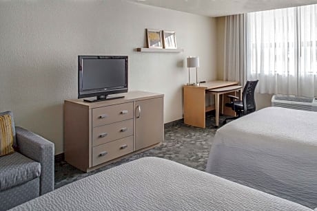 Deluxe Double Room with Two Double Beds - Hearing Accessible