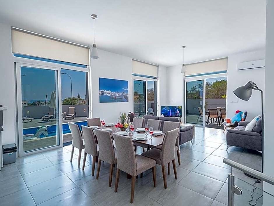 Villa Protaras Miramar, Luxury And New 5Bdr Protaras Villa With Pool