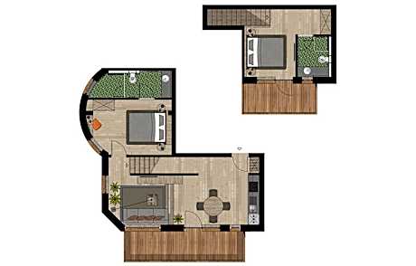 Apartment - Split Level