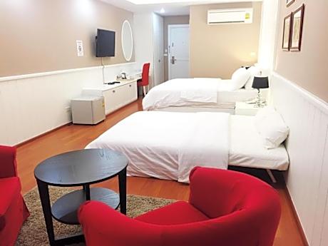 Family Room with City view