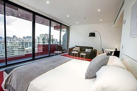 One Bedroom Duplex Apartment with City View