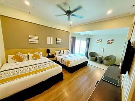 Family Room with Balcony