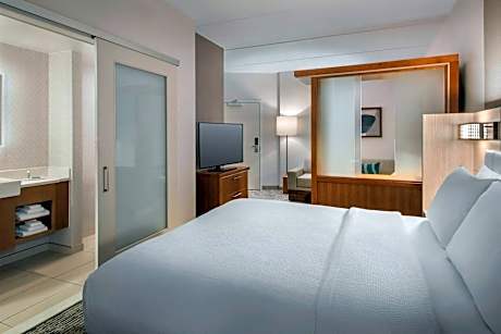 King Suite with Bathtub and Trundle Sofa - Mobility Access/Hearing Accessible