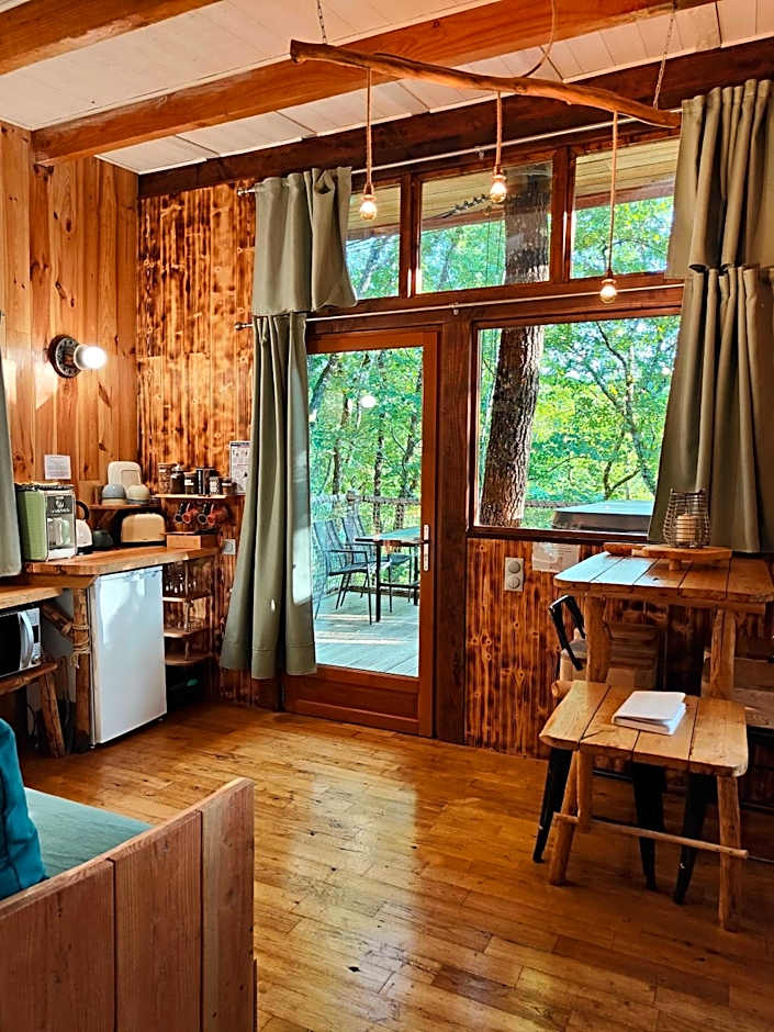 Nid'en'Ô cabanes et spa Lot et Dordogne