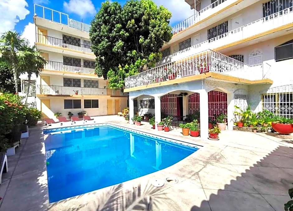 Hotel magallanes con cocineta 100 Metros de playa