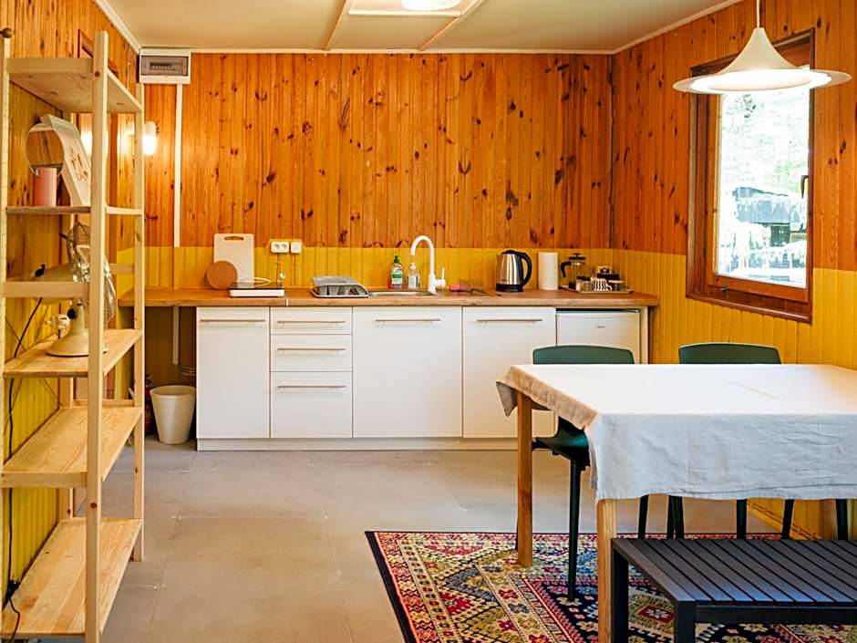 Pustelnia Supraśl - domki nad rzeką