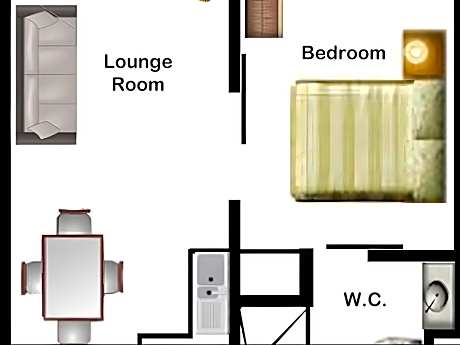 1 Bedroom with King Bed
