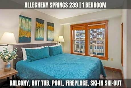 Lux Stay USA Pool view PanoramaSki-inOutHot Tub AS239