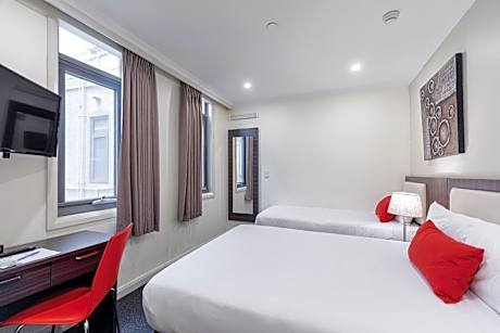 Standard Room with one double and one single bed